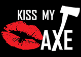 Kiss My Axe logo